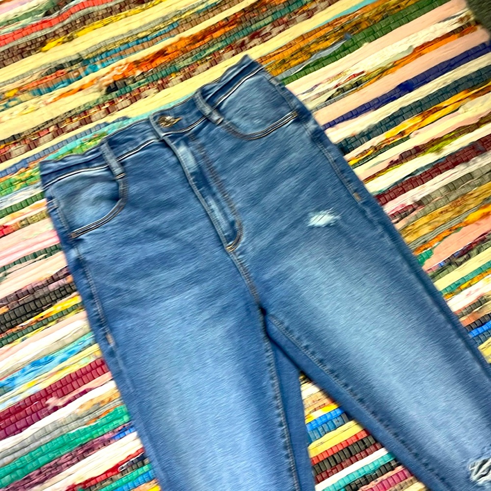 Garage Distressed Skinny Jeans -#1877